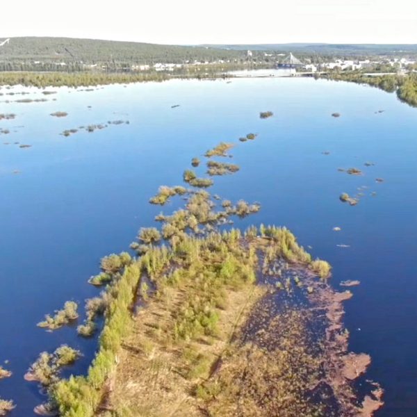 Lapin ELY-keskus: Ounasjoen suiston tulvaa 1.6.2020